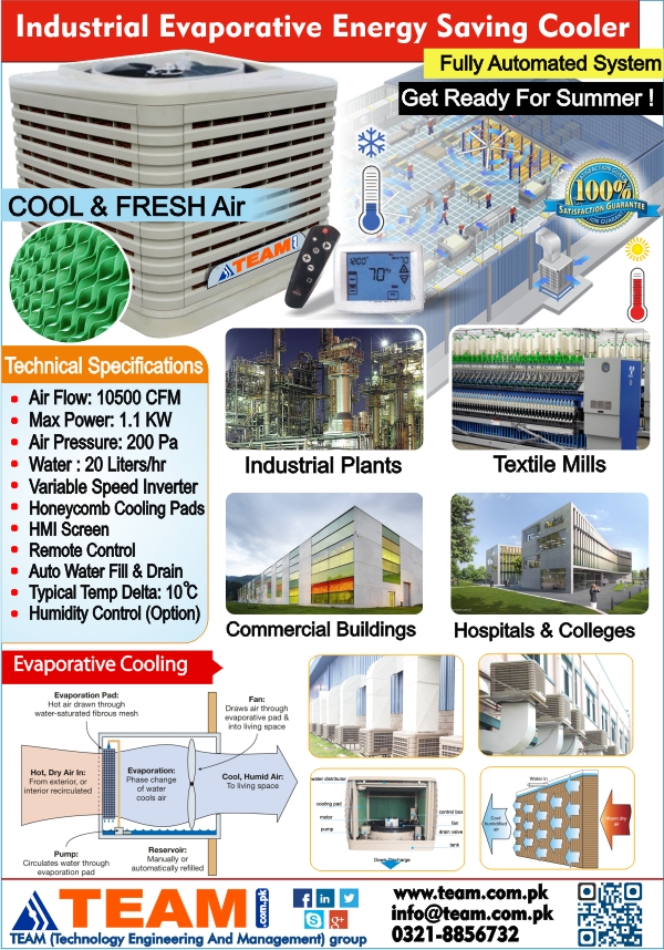 Evaporative Cooler Industrial TEAM