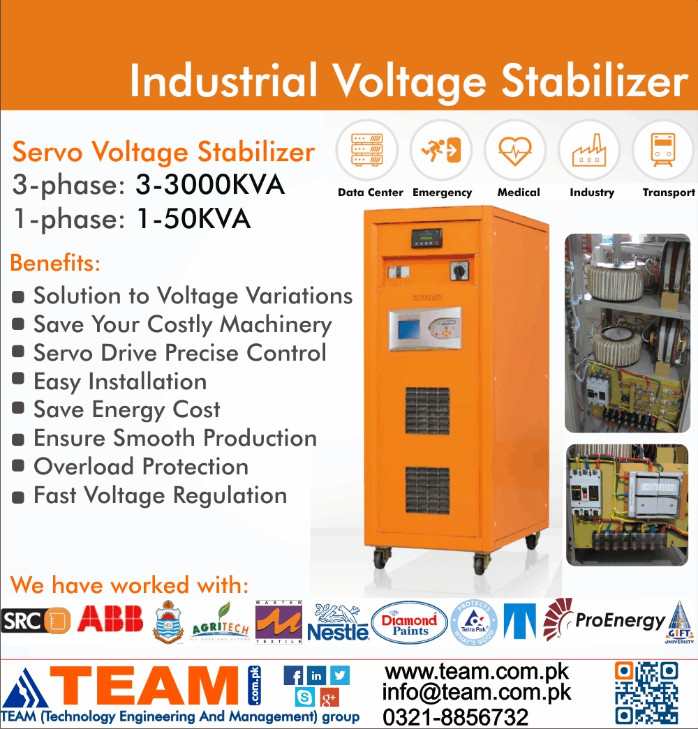 Voltage Stabilizing System (LV & MV Industrial Voltage Stabilizers)